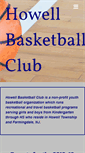 Mobile Screenshot of howellbasketballclub.org
